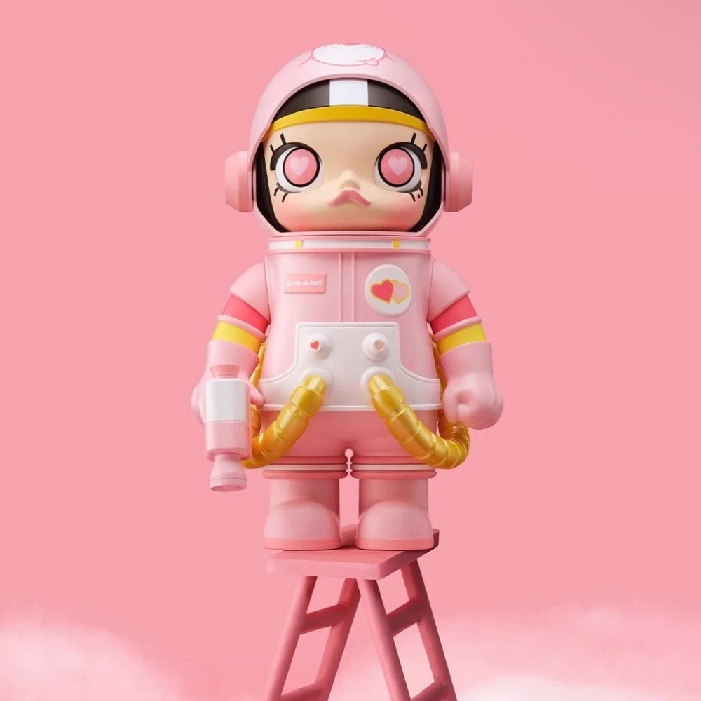 POP MART MEGA Space Molly 400%+100% Combo Love-a-Lot Care Bear 💯AUTHENTIC - Picture 8 of 11